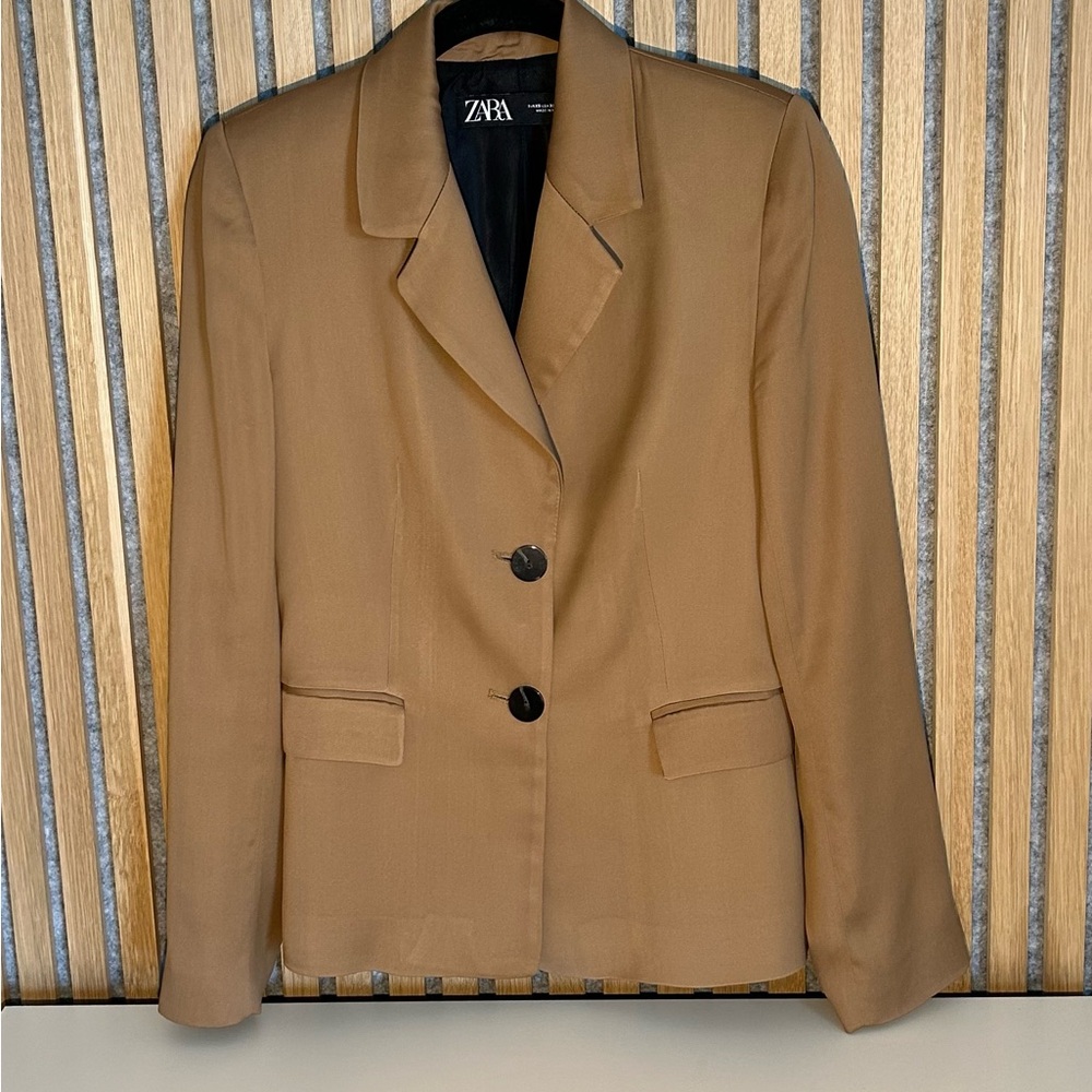 ZARA Blazer Brown Woman Size XS